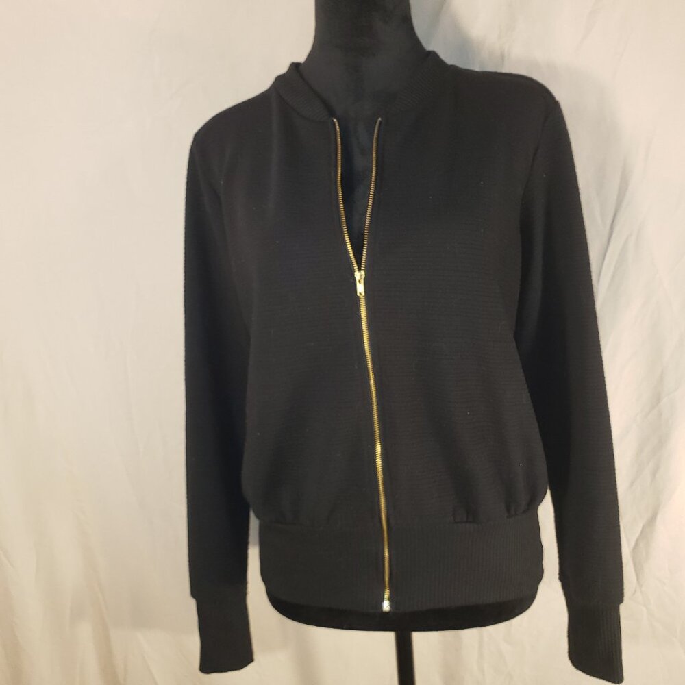 Loramendi Black Zip-Up Jacket, M